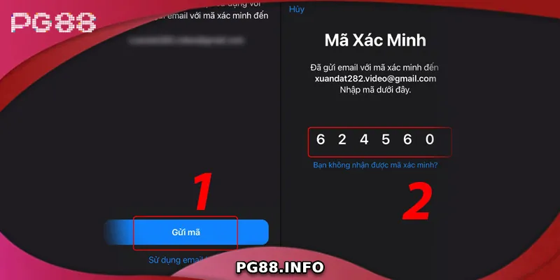 Hướng Dẫn Chi Tiết Cách Đăng Ký PG88 Cho Người Mới Hướng dẫn cách xác minh tài khoản