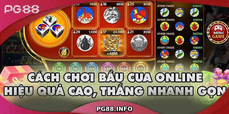 Hướng Dẫn Chơi Bầu Cua Online Từ Cơ Bản Đến Nâng Cao Những mẹo chơi bầu cua online hiệu quả